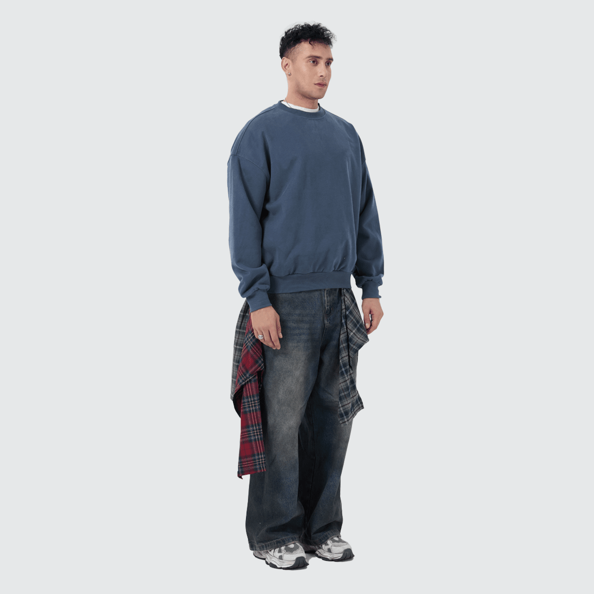 Unisex Heavyweight Oversized Crewneck Sweatshirt (460GSM)