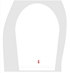 Unisex 100% Combed Cotton Cropped Oversized T-shirt (250g)