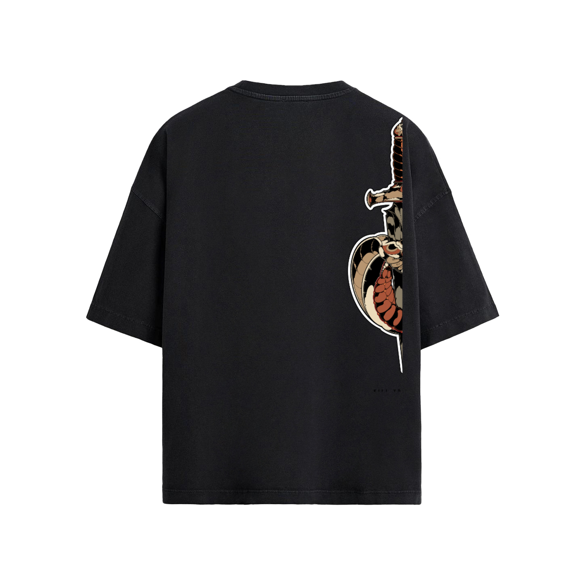 Unisex 40S Combed Cotton Oversized T-shirt(235g)