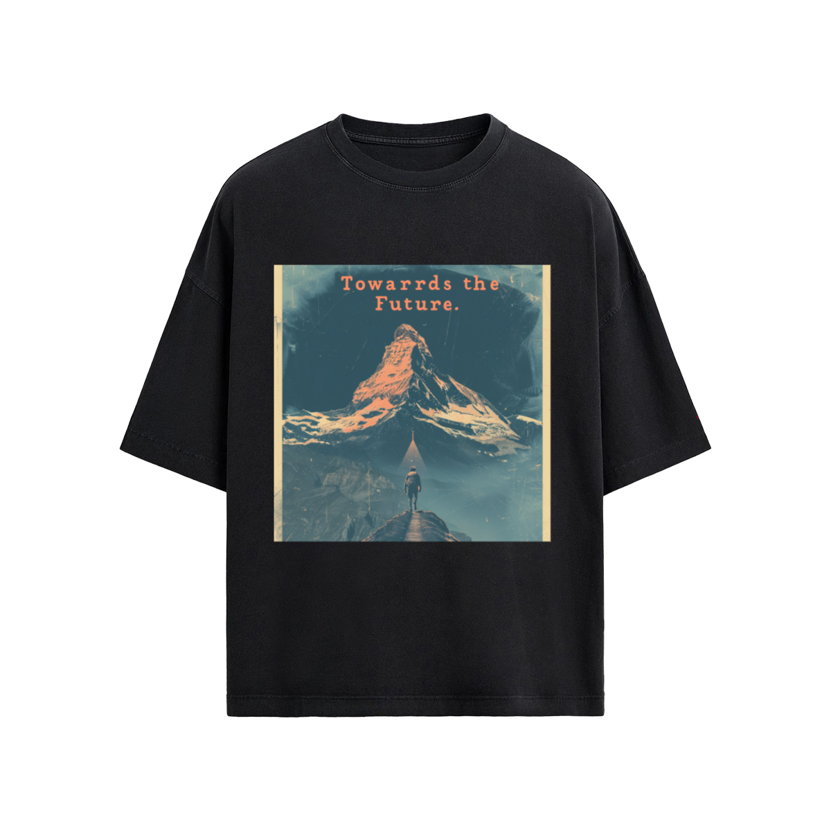 Unisex 40S Combed Cotton Oversized T-shirt(235g)