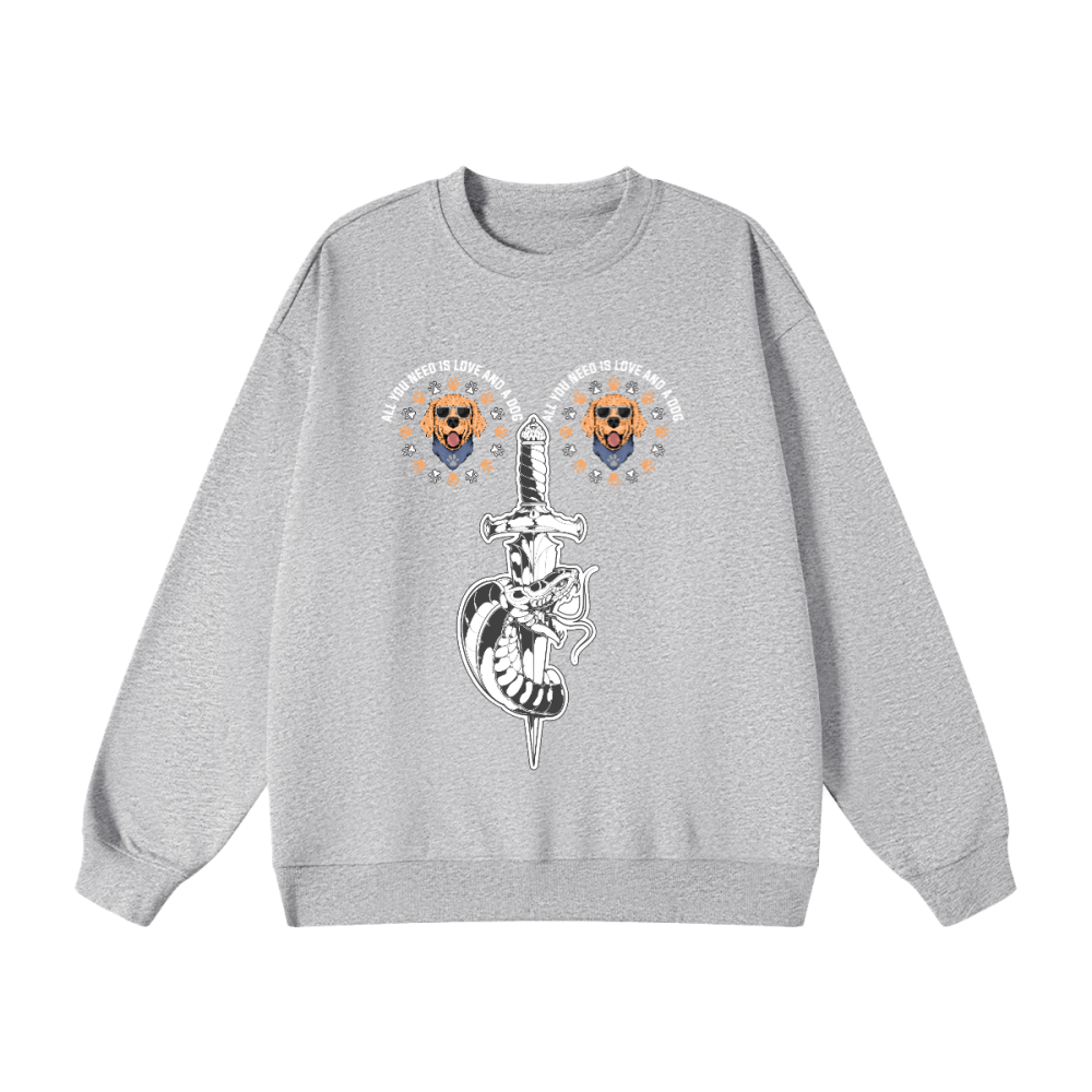 Unisex Heavyweight Oversized Sweatshirt(440GSM)