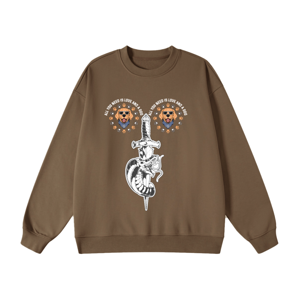 Unisex Heavyweight Oversized Sweatshirt(440GSM)