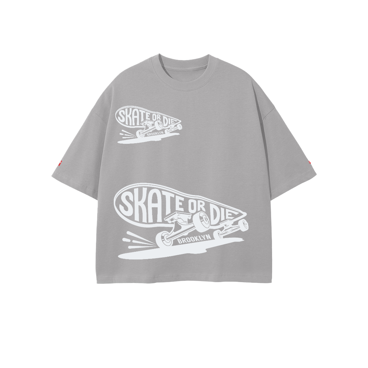 Unisex 100% Combed Cotton Cropped Oversized T-shirt (250g)