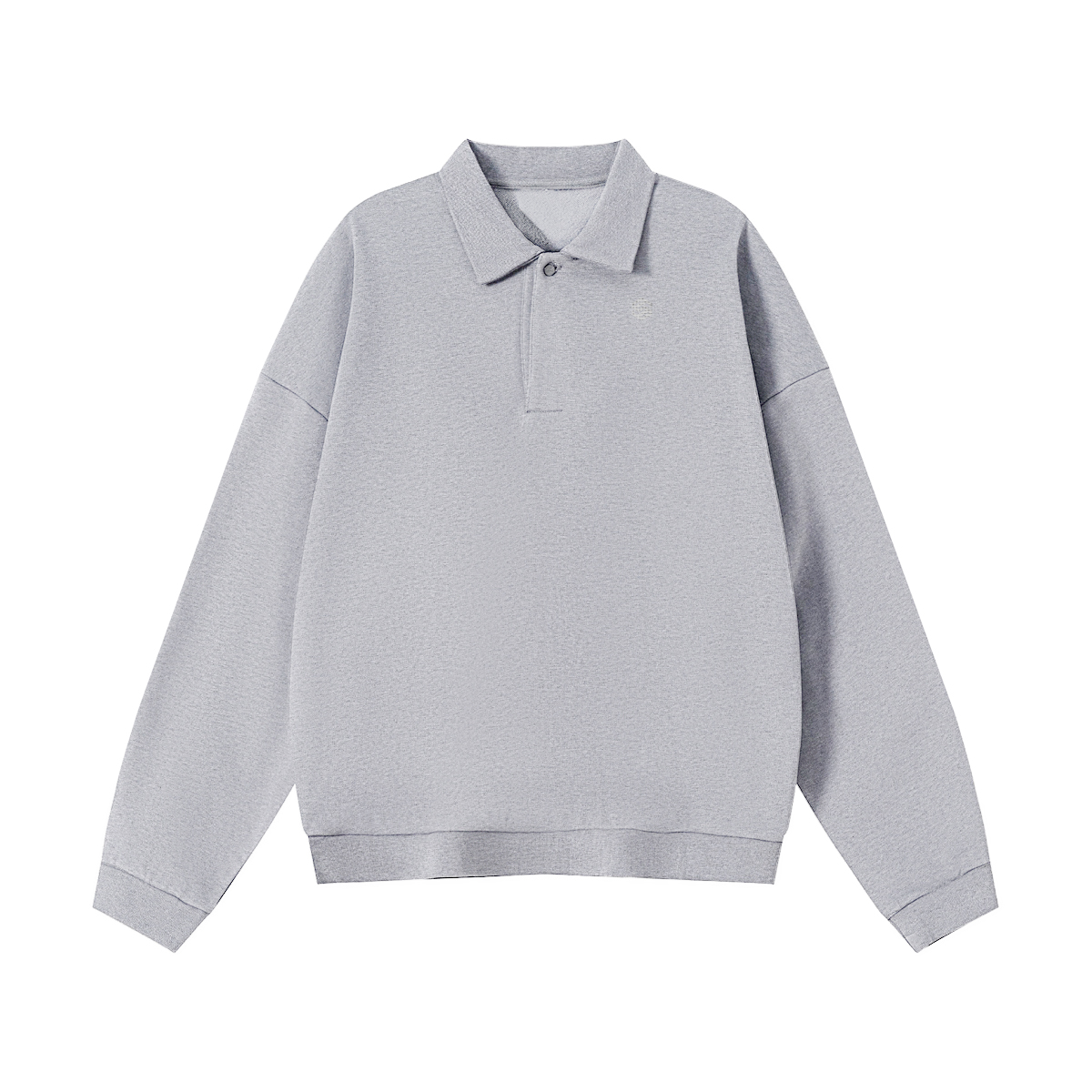 Men’s Half-Placket Polo Collar Sweatshirt
