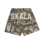 Unisex 100% Cotton French Terry Camo Shorts（400GSM）