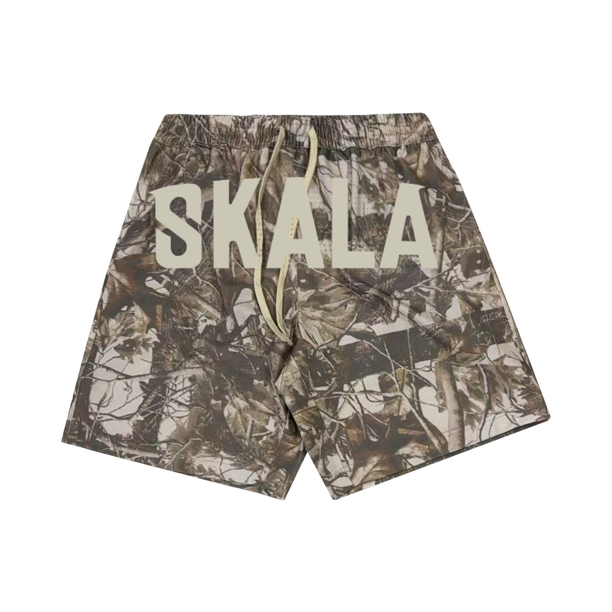 Unisex 100% Cotton French Terry Camo Shorts（400GSM）