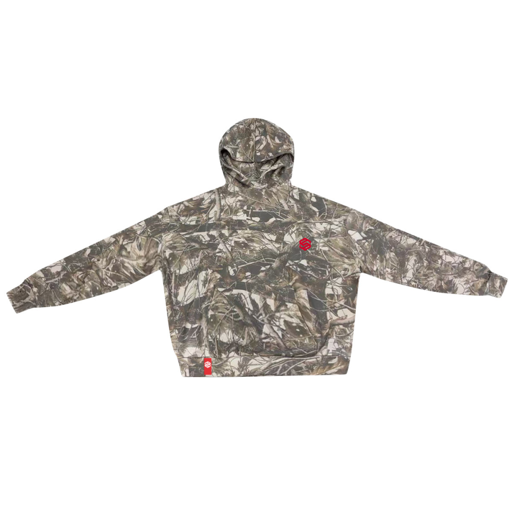 Unisex Cotton French Terry Camo Hoodie