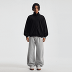 Unisex Brushed Stand-collar Zip-up Jacket