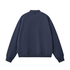 Unisex Fleece Zip-Up Baseball Jacket（360GSM）