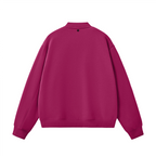 Unisex Fleece Zip-Up Baseball Jacket（360GSM）