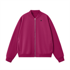 Unisex Fleece Zip-Up Baseball Jacket（360GSM）