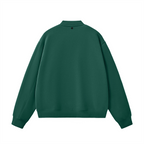 Unisex Fleece Zip-Up Baseball Jacket（360GSM）