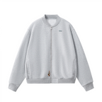 Unisex Fleece Zip-Up Baseball Jacket（360GSM）