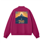 Unisex Fleece Zip-Up Baseball Jacket（360GSM）