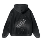 vintage wash fleece hoodie