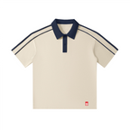 unisex polo shirt contrast collar