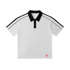 unisex polo shirt contrast collar