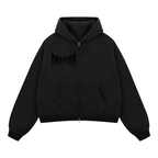 unisex cropped fleece hoodie