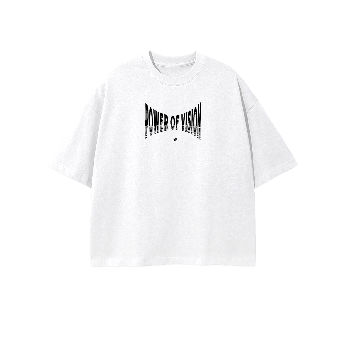 Unisex 100% Combed Cotton Cropped Oversized T-shirt