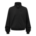 Unisex Brushed Stand-collar Zip-up Jacket（410GSM）