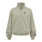 Unisex Brushed Stand-collar Zip-up Jacket（410GSM）