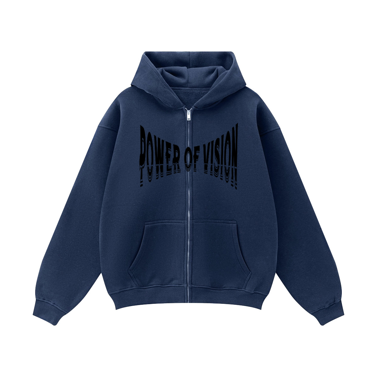 Unisex Fleece Zip-up Oversized Hoodie(380GSM)