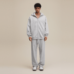 Windproof Sports Zip-up Hoodie with Built-in Face Mask