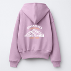 Kids’ Pink French Terry Crewneck Sweatshirt（405GSM）