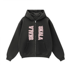 Unisex Fleece Zip-up Oversized Hoodie