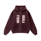 Unisex Fleece Zip-up Oversized Hoodie