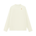 Unisex 100% Cotton Solid Color Long Sleeve T-shirt