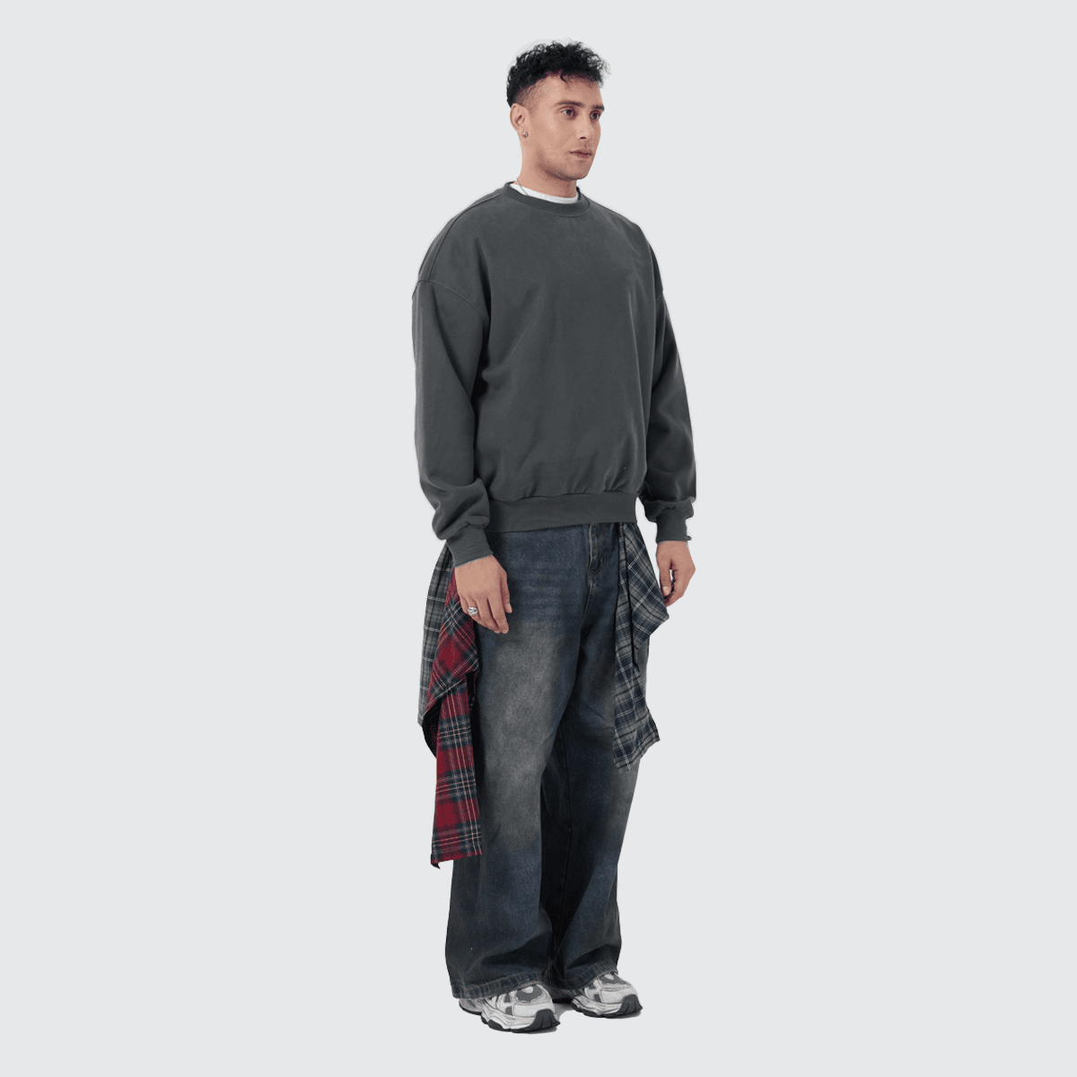 Unisex Heavyweight Oversized Crewneck Sweatshirt (460GSM)