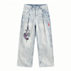 Relaxed Wide-Leg Jeans