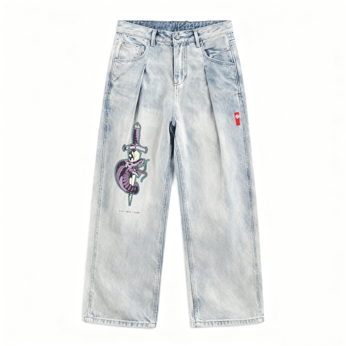 Relaxed Wide-Leg Jeans