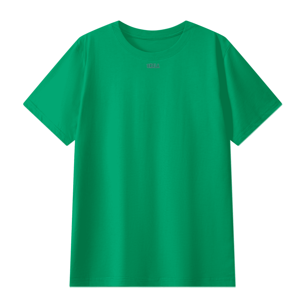 Unisex Classic Crew Neck Combed Mercerized T-shirt