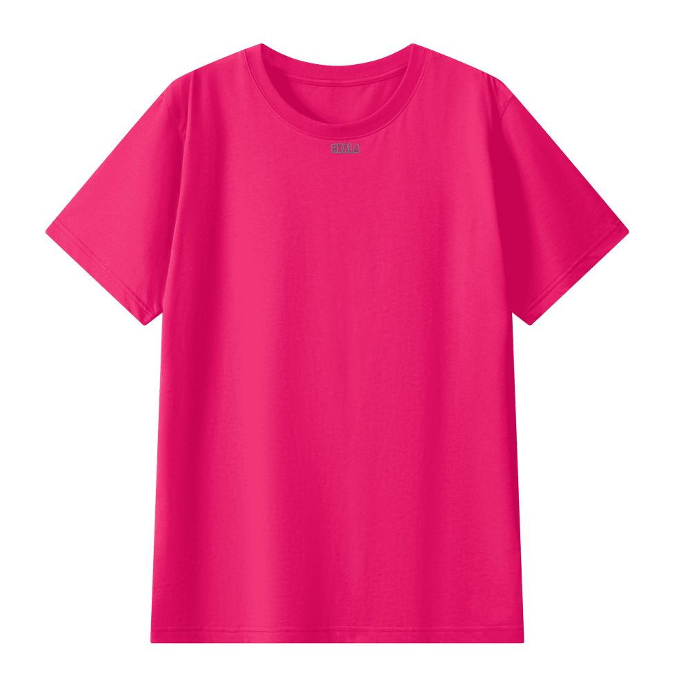 Unisex Classic Crew Neck Combed Mercerized T-shirt