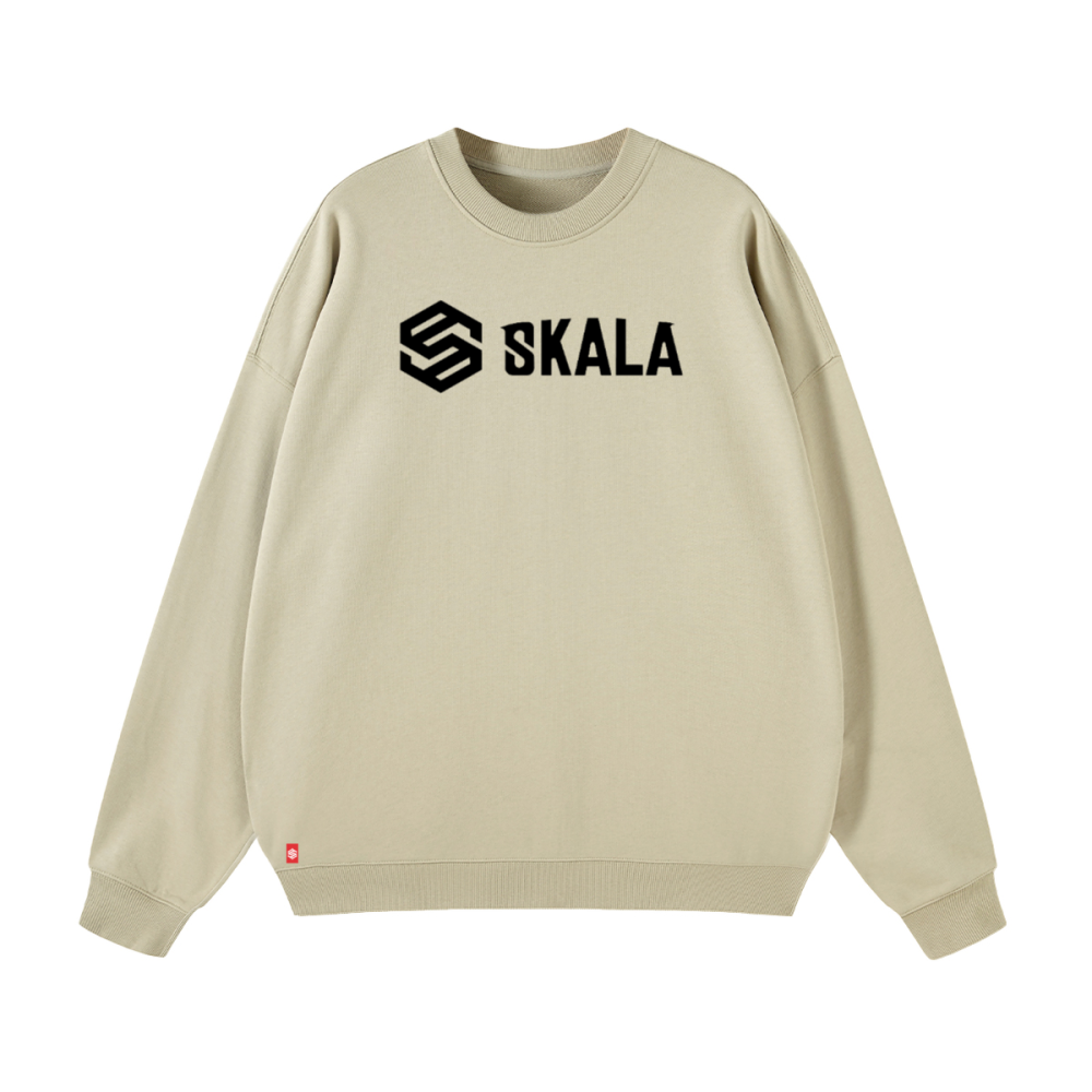 Unisex Cotton Lightweight Oversize Crewneck Sweatshirt