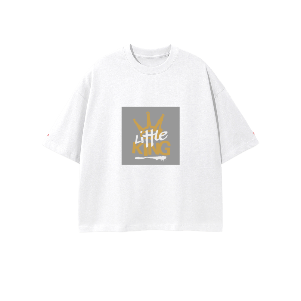 Unisex  Combed Cotton Cropped Oversized