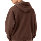 Unisex Cropped Oversized Zip-up Hoodie (460 GSM)