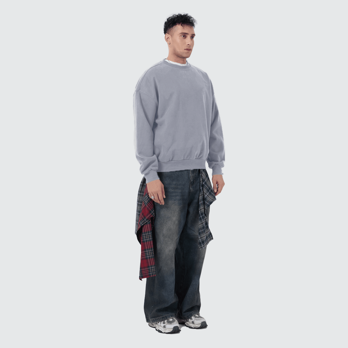 Unisex Heavyweight Oversized Crewneck Sweatshirt (460GSM)