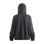 Windproof Sports Zip-up Hoodie with Built-in Face Mask