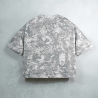 Unisex Cropped Camouflage Tree Print T-shirt（270GSM）