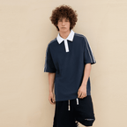 Unisex Contrast Collar Short-Sleeve Polo Shirt（240GSM）