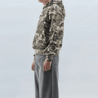 Unisex Cotton French Terry Camo Hoodie