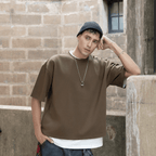 Unisex Cropped Loose T-shirt(280GSM)