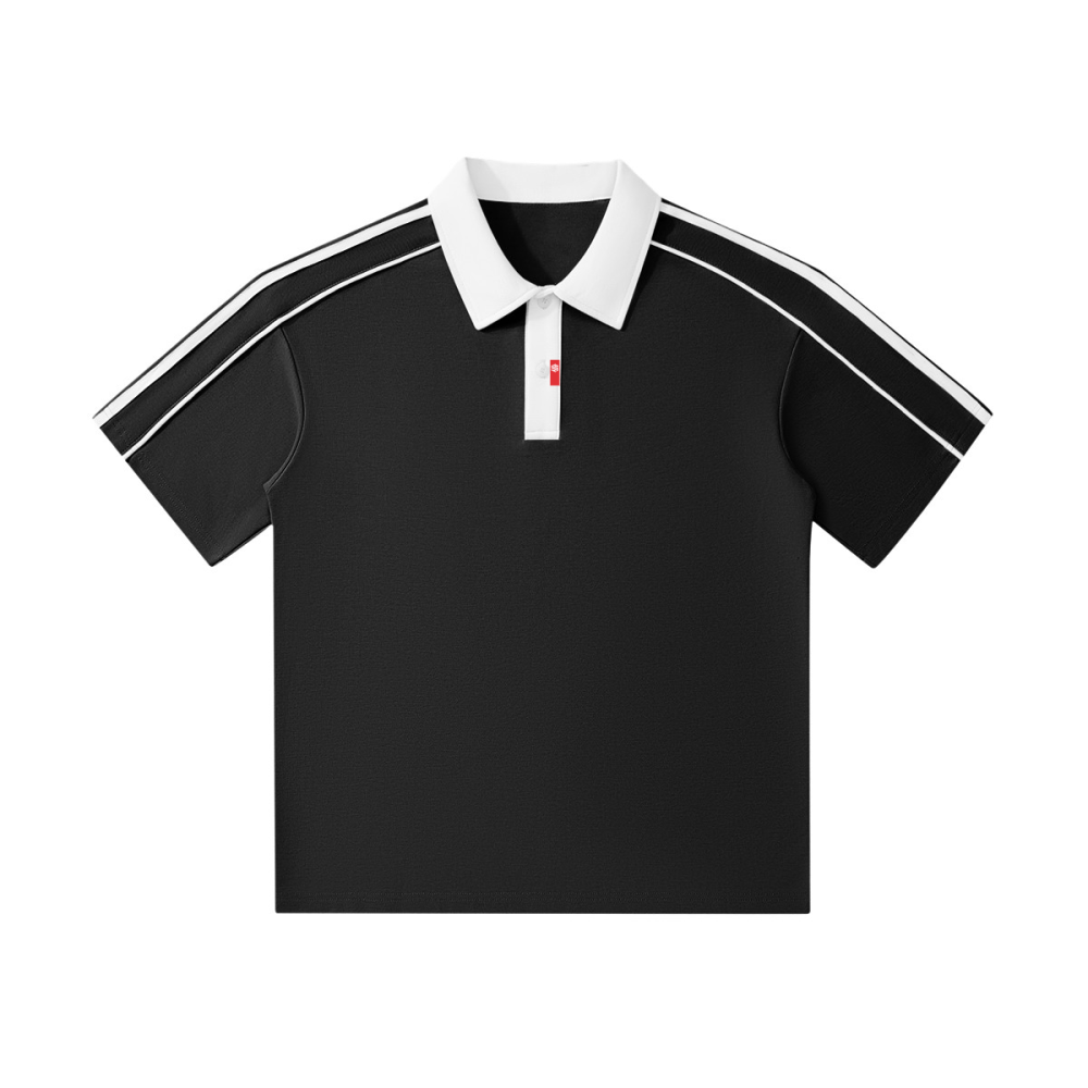 Unisex Contrast Collar Short-Sleeve Polo Shirt（240GSM）