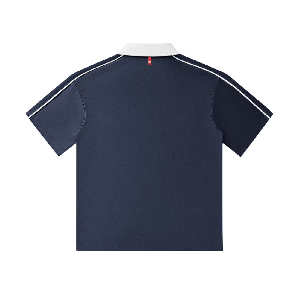 Unisex Contrast Collar Short-Sleeve Polo Shirt（240GSM）