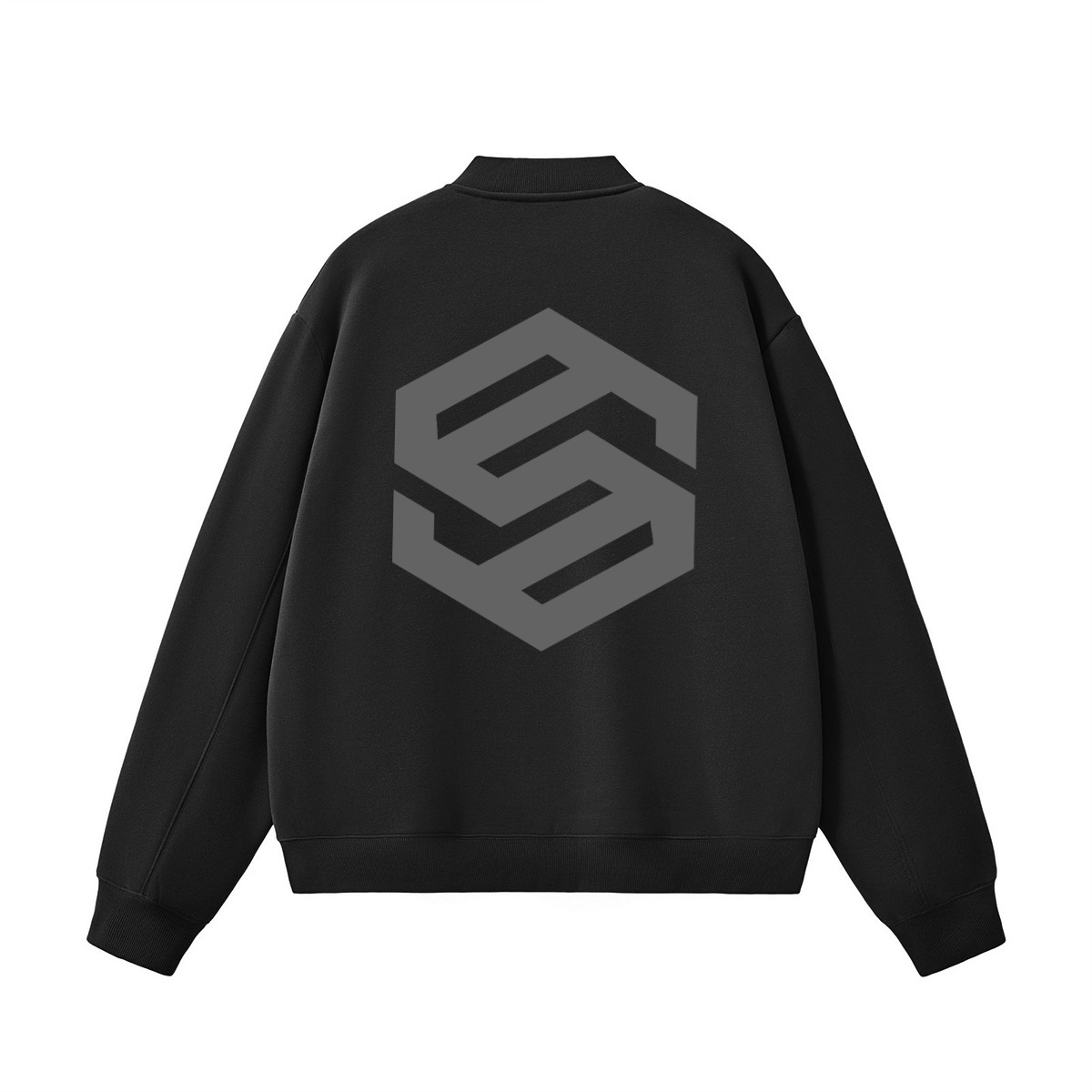 Unisex Fleece Zip-Up Baseball Jacket（360GSM）