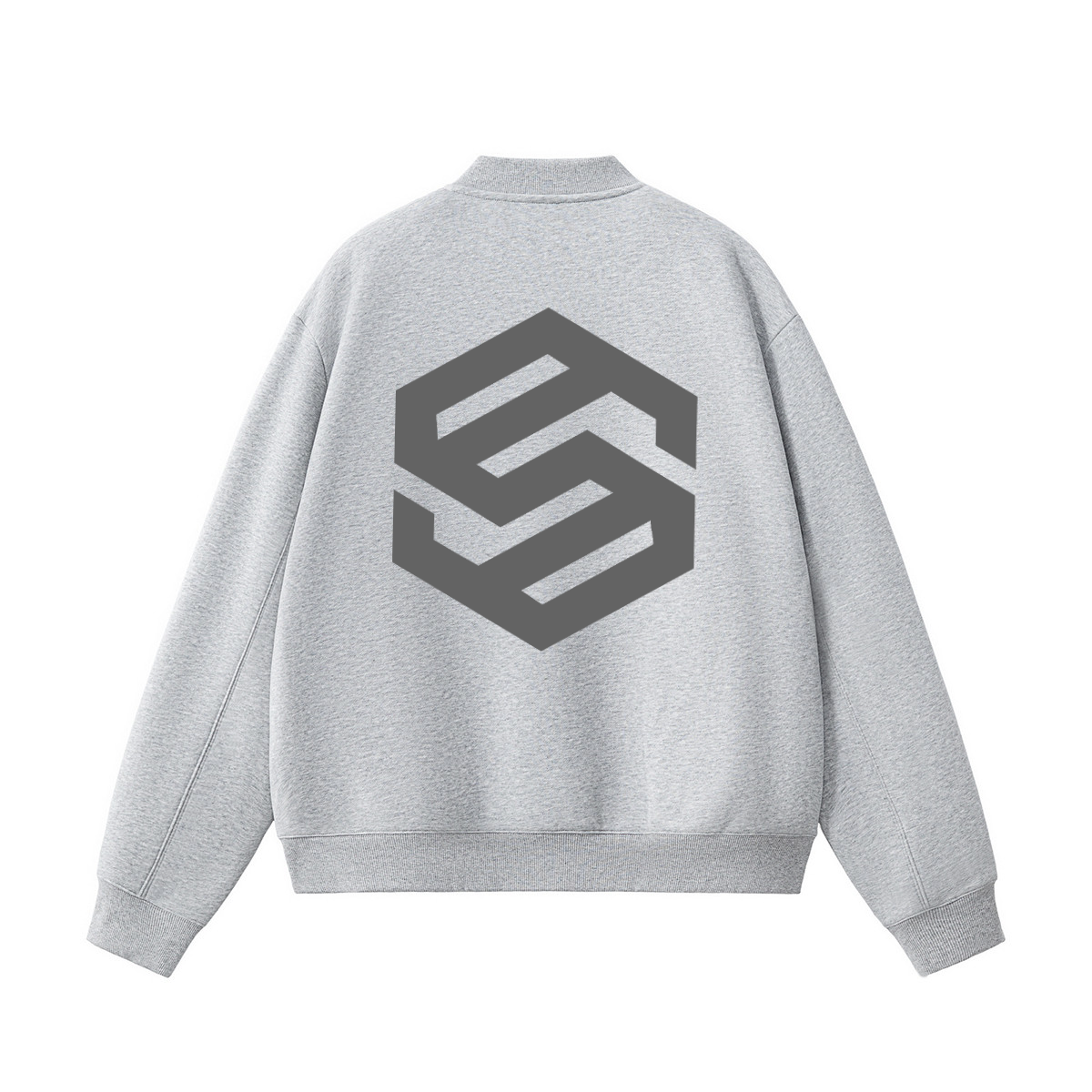 Unisex Fleece Zip-Up Baseball Jacket（360GSM）