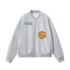 Unisex Fleece Zip-Up Baseball Jacket